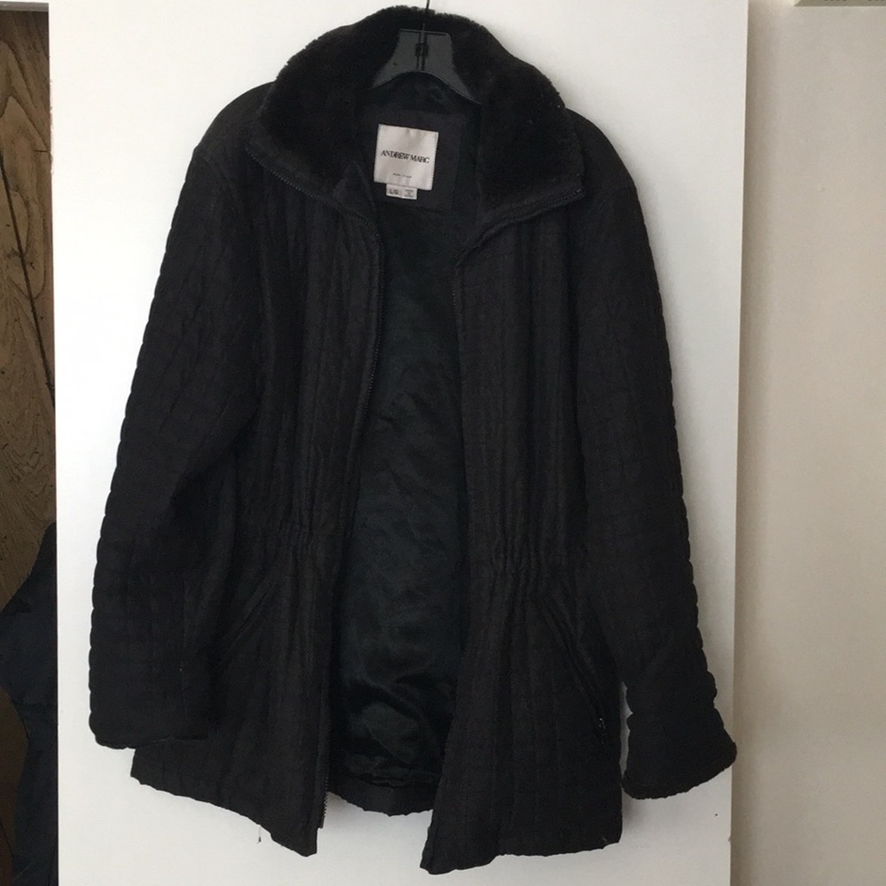 Andrew Marc New York insulated black jacket!